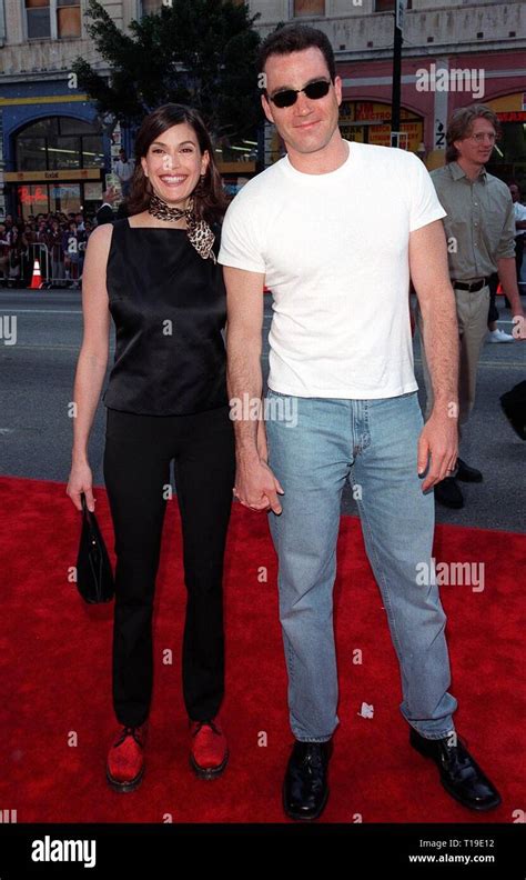 Los Angeles Ca March 15 1998 Actress Teri Hatcher And Husband Jon Tenney At 20th Anniversary