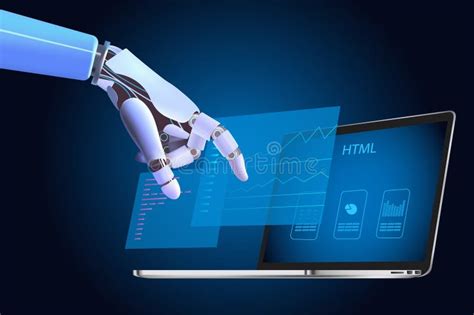Artificial Intelligence Technologies Robot Hand Using External Screen