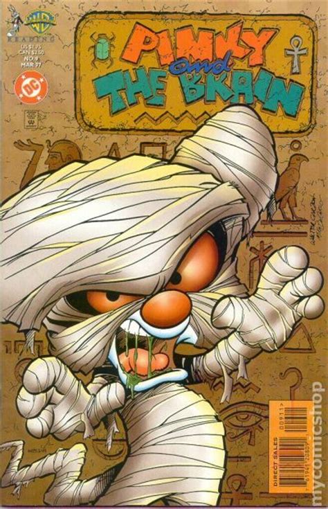 A genetically engineered mouse (who sounds like orson welles) and his insane cohort make nightly attempts to take over the world. Pinky and the Brain (1996) comic books