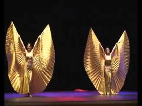 This time, i'm making my version of isis wings, a fun and easy way to add extra drama to your. Dance of Isis Wings - YouTube