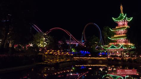 Copenhagen Dæmonen Roller Coaster At The Tivoli Gardens Amusement