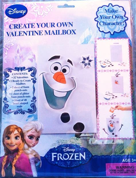 Disney Frozen Valentine Mailbox Cards Only