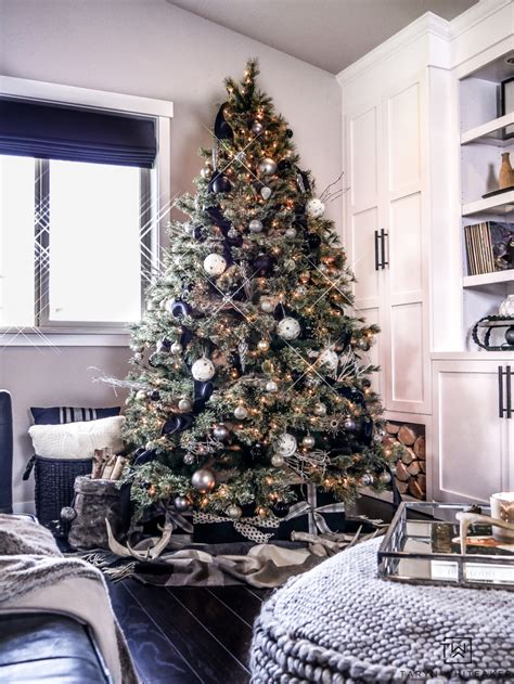 Rustic Modern Christmas Tree Taryn Whiteaker Designs