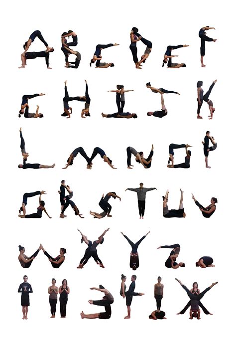 Alphabet Yoga Exercises