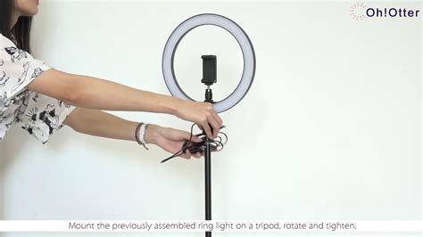 How To Set Up Your Ring Light Youtube