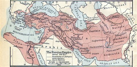 Persian Empire Timeline Map