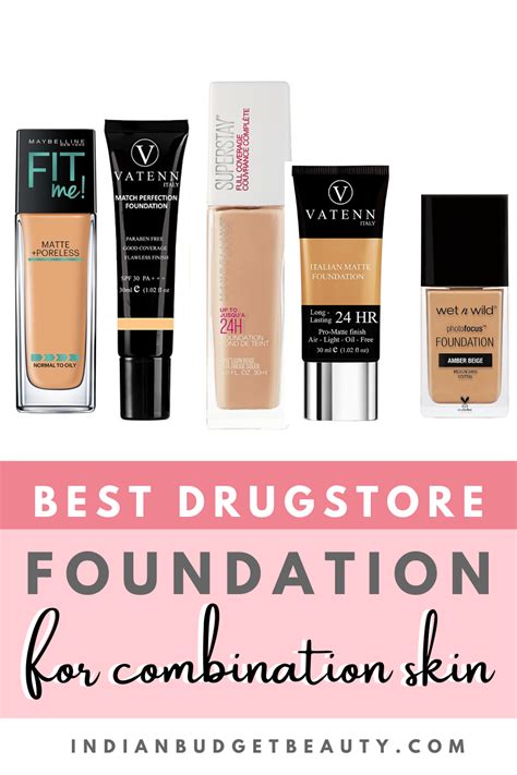 Best Drugstore Foundation For Combination Skin Foundation For