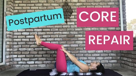 Postpartum Core Repair Yoga For Diastasis Recti Youtube