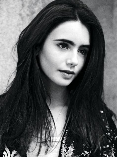 Lily Collins Knit Me A Perfect World