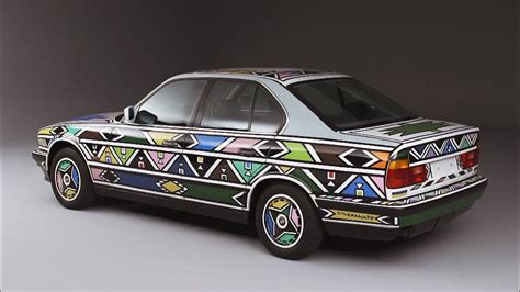 Bmw 525i Art Car By Esther Mahlangu 1991 Youtube