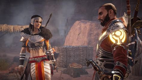 Assassin S Creed Origins Bayek Meets Amunet Aka Aya The Hidden Ones