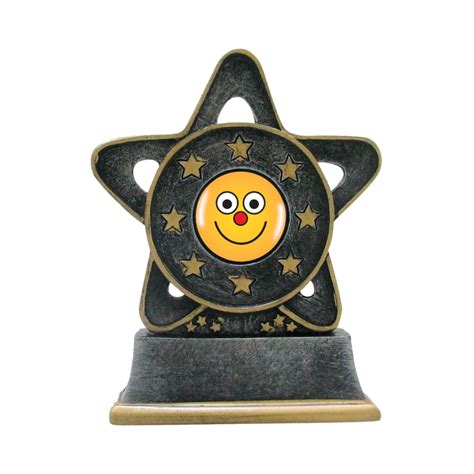 Smiley Star Trophy Superstickers