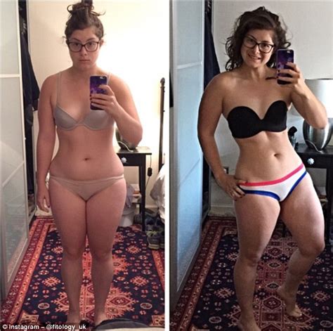 Instagram Stars Post Revealing Before And After Pictures Daily Mail