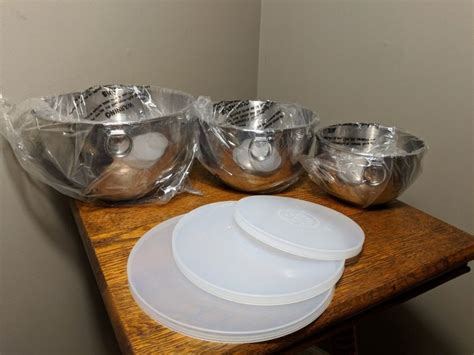 Replacement Plastic Lids For Revere Ware Stainless Steel Mixing Bowls