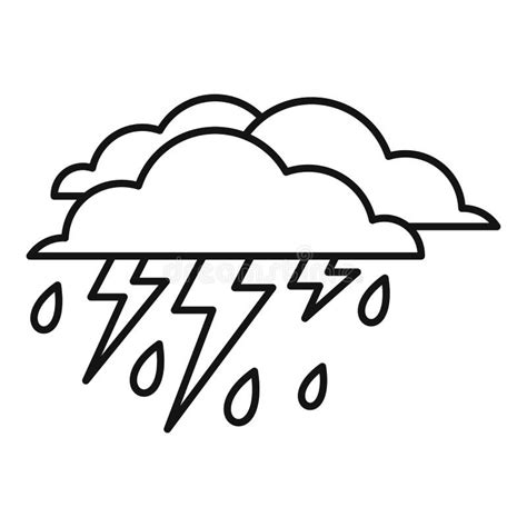 Storm Clipart Black And White