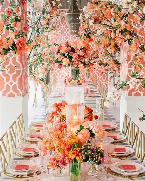 A Modern Fairytale Wedding From Our Current Issue Coral Wedding