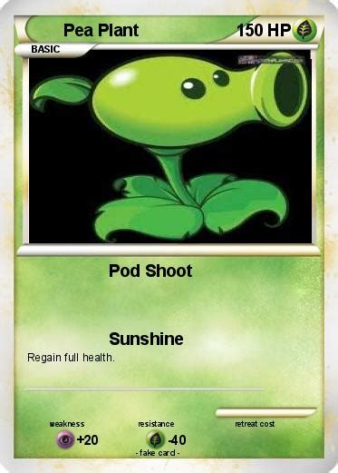 Pokémon Pea Plant Pod Shoot My Pokemon Card