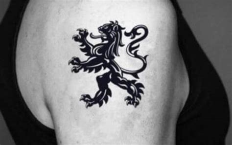 10 Dutch Lion Tattoo Designs And Ideas Petpress
