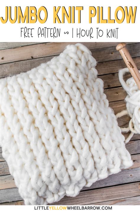 Knitting is more reliable (see the note section in ?knitr::purl). How to Make a Chunky Knit Pillow Cover in Under an Hour ...