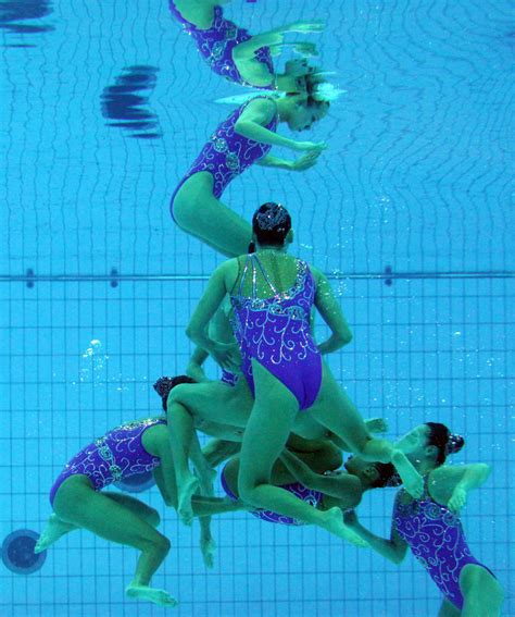 Synchronized Swimming 13 Synchronized Swimming Rhythmic Flickr