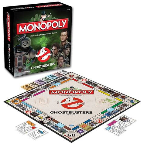 Monopoly Ghostbusters Retro Edition Board Game At Mighty Ape Australia