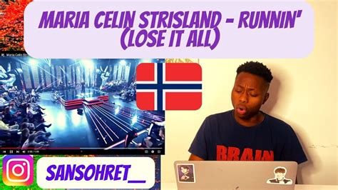 First Time Reacting To Maria Celin Strisland Runnin Lose It All The Voice Norge