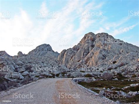 Old Road To Tulove Grede And Over Velebit Mountain Croatia Stock Photo