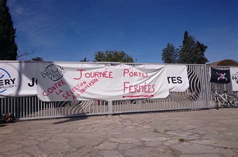 Elle est spécialisée dans les arts, les lettres. Montpellier - MONTPELLIER - Lutte contre la sélection ...