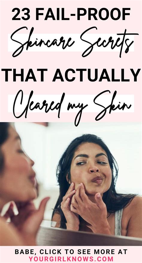23 Skincare Tips Beauty Secrets That Actually Helped Me Get Clear Skin In 15 Months Ygk