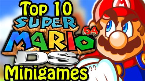 Top 10 Super Mario 64 Ds Minigames Youtube