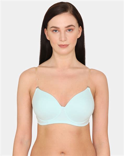 Buy Zivame Mid Fashion Medium Padded Non Wired 3 4th Coverage Backless Bra Clearwater Online In