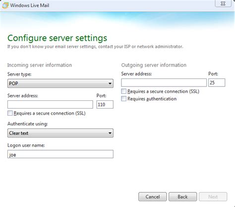 Change Email Server Settings Windows 7 Lokasinapartment