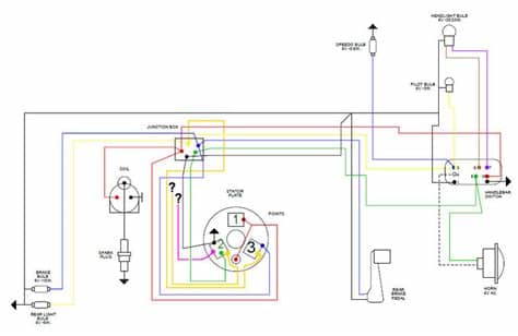 Modern Vespa : Vespa Stator Wiring Blues