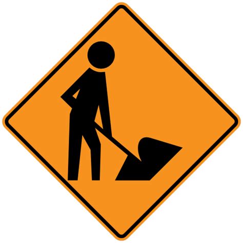 Construction Workers Digging Sticker
