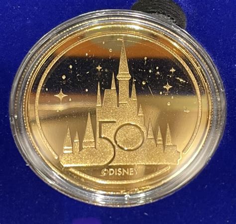 Disney Collectors Coin Walt Disney World 50th Anniversary