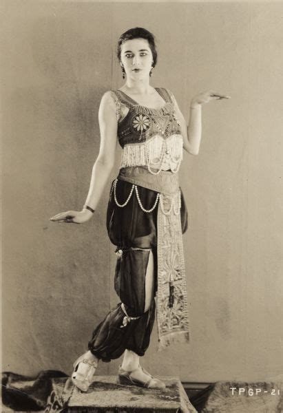 Nita Naldi C 1920s Fashion Belly Dance Costume Nita Naldi
