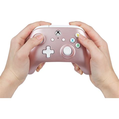 Xbox One Enhanced Wired Controller Rose Gold Big W