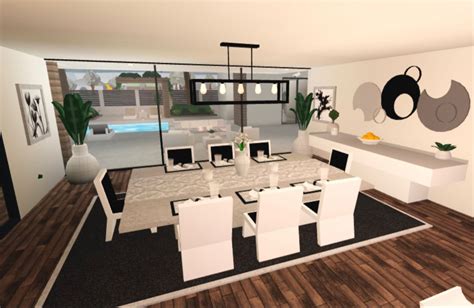 Black And White Dining Room Dinning Room Dining Table Bb House