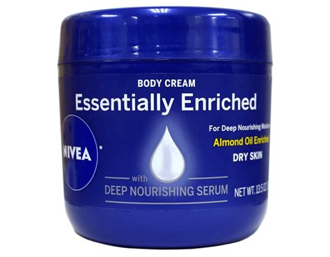 Nivea Essentially Enriched Body Cream Almond Oil Deep Nourishing Serum