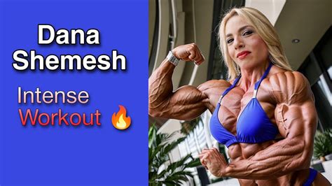 Dana Shemesh Ifbb Pro Intense Workout Fitness Trainer Strong Women Powerlifter Youtube
