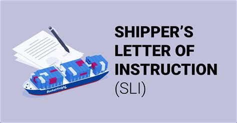 shipper s letter of instruction bookairfreight shipping terms glossary