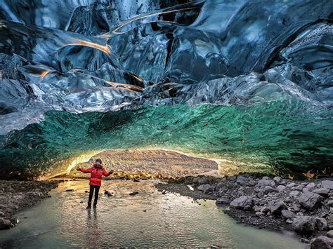 Ice Cave Exploration Travel Underneath Europes Largest