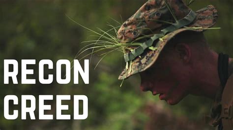 3rd Force Recon Embodies The Creed Youtube