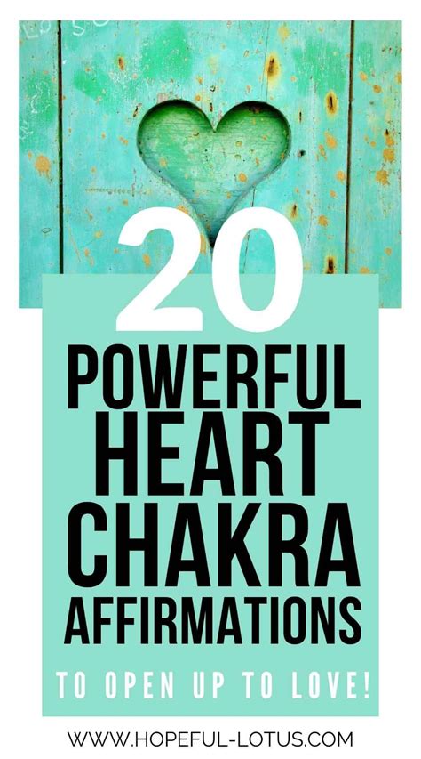 20 Powerful Heart Chakra Affirmations To Open Your Heart Space