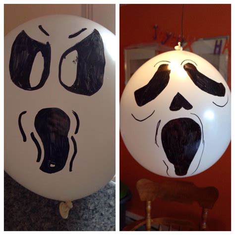 Truc A Dessiner Sur Un Ballon De Baudruche Halloween - Ballons fantômes | Novelty lamp, Decor, Table lamp