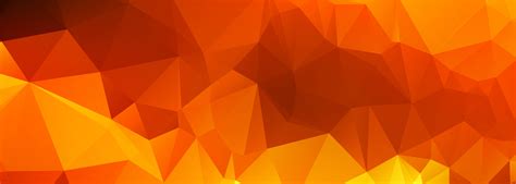 Abstract Orange Polygonal Banner 1226221 Vector Art at Vecteezy