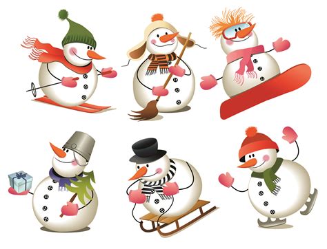 Snowman Skiing Wallpapers High Quality Download Free