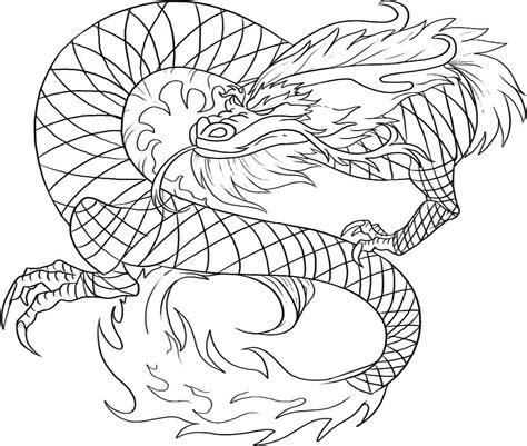 Dragons are complex and range in color and shade. Free Printable Chinese Dragon Coloring Pages For Kids ...