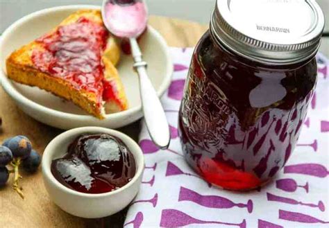 How To Make Homemade Grape Jelly From Real Grapes The Food Blog