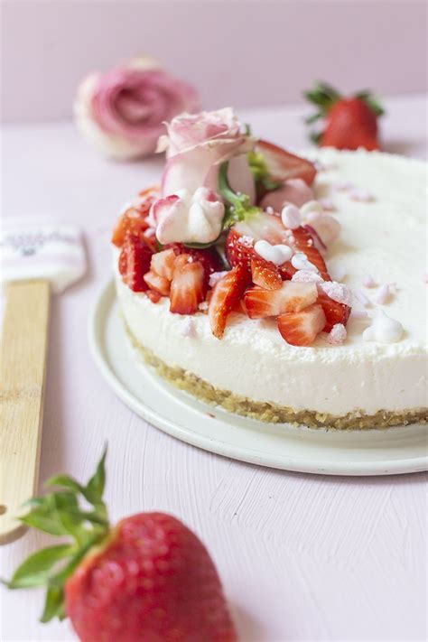 Keto cake with no sugar added, and it's flourless too! No Bake Cheesecake (Low Carb, Kuchen ohne backen) | Kuchen ...